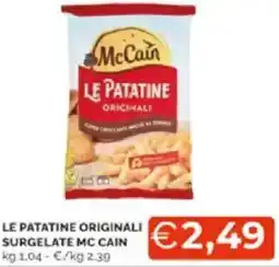 Mercatò Le patatine originali surgelate mc cain offerta