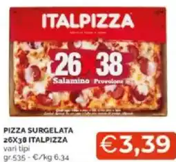 Mercatò Pizza surgelata 26x38 italpizza offerta