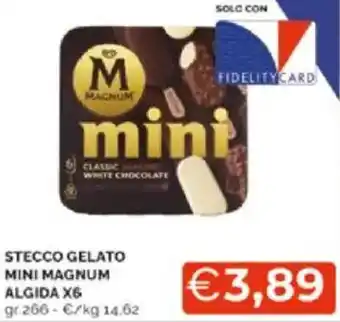 Mercatò Stecco gelato mini magnum algida x6 offerta