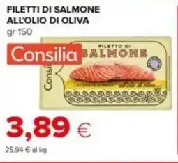 Tigre Consilia filetti di salmone all'olio di oliva offerta