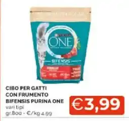 Mercatò Cibo per gatti con frumento bifensis purina one offerta