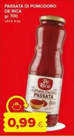 Tigre Passata di pomodoro DE RICA offerta