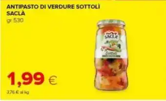 Tigre Antipasto di verdure sottoli SACLÀ offerta