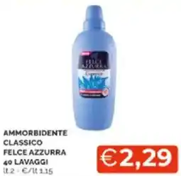 Mercatò Ammorbidente classico felce azzurra 40 lavaggi offerta