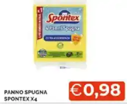 Mercatò Panno spugna spontex x4 offerta