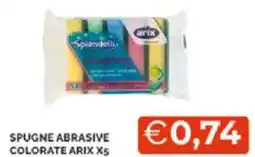 Mercatò Spugne abrasive colorate arix x5 offerta