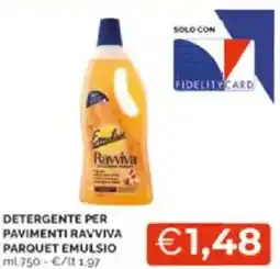 Mercatò Detergente per pavimenti ravviva parquet emulsio offerta