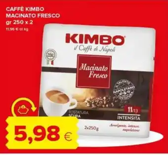 Tigre Caffè kimbo macinato fresco offerta