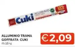 Mercatò Alluminio trama goffrata cuki m.16*4 offerta