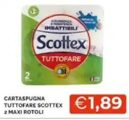 Mercatò Cartaspugna tuttofare scottex 2 maxi rotoli offerta