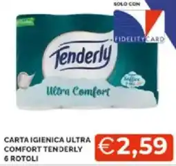 Mercatò Carta igienica ultra comfort tenderly 6 rotoli offerta