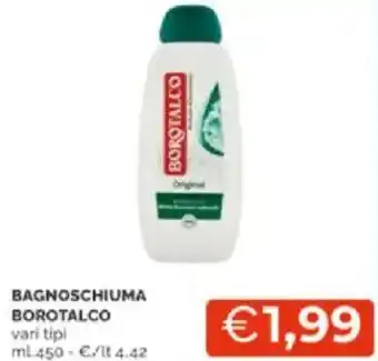 Mercatò Bagnoschiuma borotalco vari tipi offerta