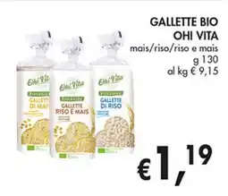 Coal Gallette bio OHI VITA offerta