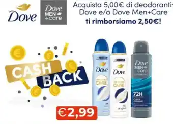 Mercatò Dove cash back offerta