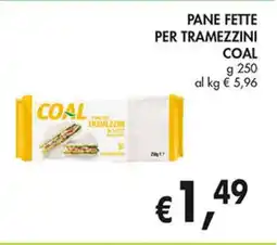 Coal Pane fette per tramezzini COAL offerta