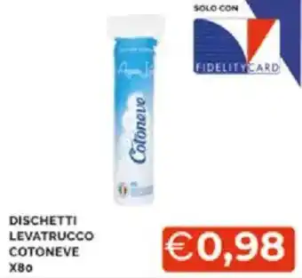 Mercatò Dischetti levatrucco cotoneve x 80 offerta