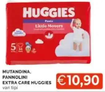 Mercatò Mutandina, pannolini extra care huggies offerta