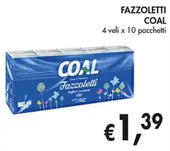 Coal Fazzoletti COAL offerta