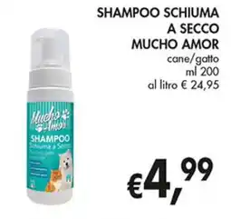 Coal Shampoo schiuma a secco MUCHO AMOR offerta