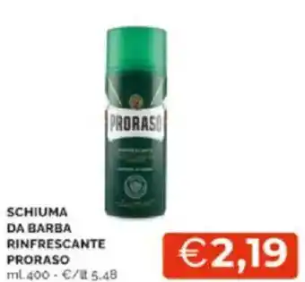 Mercatò Schiuma da barba rinfrescante proraso offerta