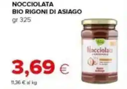 Tigre Nocciolata bio rigoni di asiago offerta