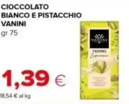 Tigre Cioccolato bianco e pistacchio VANINI offerta