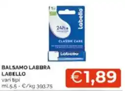 Mercatò Balsamo labora labello vari tipi offerta