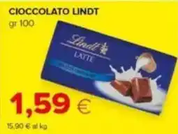 Tigre Cioccolato LINDT offerta