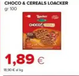 Tigre Choco & cereals LOACKER offerta