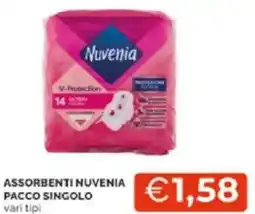 Mercatò Assorbenti nuvenia pacco singolo vari tipi offerta