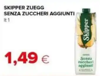 Tigre SKIPPER Zuegg senza zuccheri aggiunti offerta