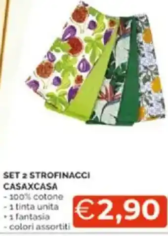 Mercatò Set 2 strofinacci casaxcasa offerta