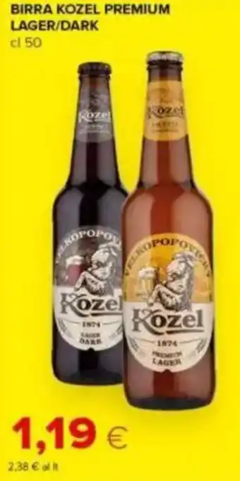 Tigre Birra kozel premium LAGER/DARK offerta