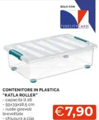 Mercatò Contenitore in plastica "katla roller" offerta