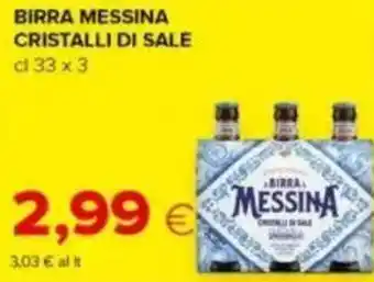 Tigre Birra MESSINA cristalli di sale offerta