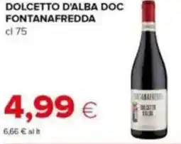 Tigre Dolcetto d'alba doc FONTANAFREDDA offerta