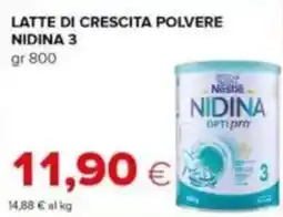 Tigre Latte di crescita polvere NIDINA 3 offerta