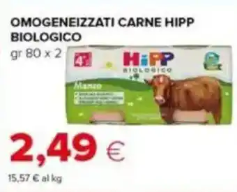 Tigre Omogeneizzati carne HIPP biologico offerta