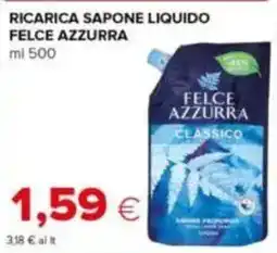 Tigre Ricarica sapone liquido FELCE AZZURRA offerta