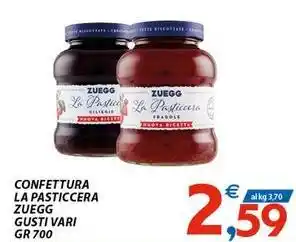 Vivo Supermercati Confettura la pasticcera zuegg gusti vari offerta