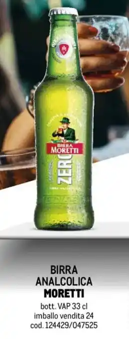 Metro Birra analcolica MORETTI offerta