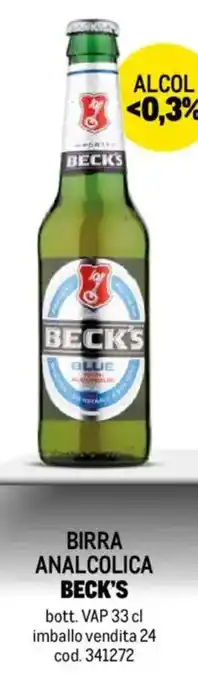 Birra analcolica BECK'S