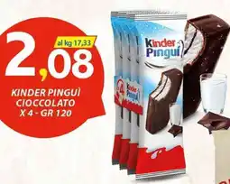 Vivo Supermercati Kinder pinguì cioccolato offerta