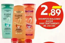 Vivo Supermercati Shampoo/balsamo ELVIVE vari trattamenti offerta