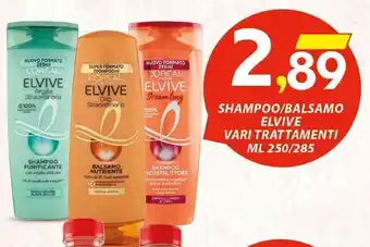 Vivo Supermercati Shampoo/balsamo ELVIVE vari trattamenti offerta