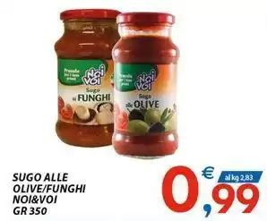 Vivo Supermercati Sugo alle olive/funghi NOI&VOI offerta