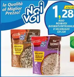 Vivo Supermercati Riso noi&voi basmati/integrale e selvaggio offerta