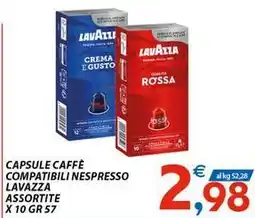 Vivo Supermercati Capsule caffè compatibili nespresso LAVAZZA Assortite offerta