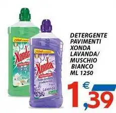 Vivo Supermercati Detergente pavimenti xonda lavanda/ muschio bianco offerta