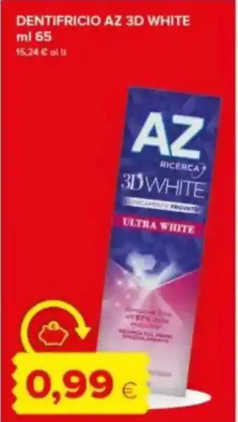 Tigre Dentifricio AZ 3D White offerta